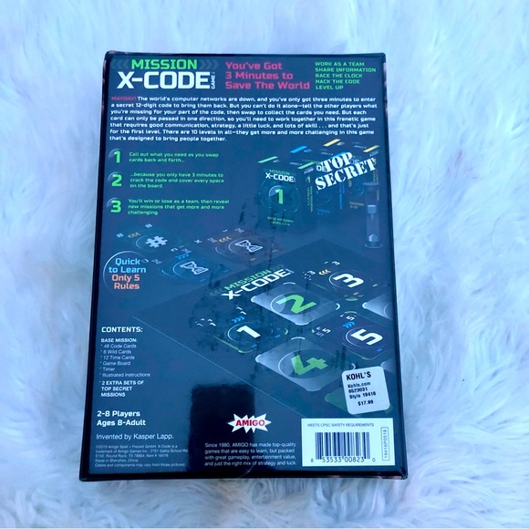 Mission X Code Board Game - BRAND NEW SEALED - Picture 3 of 3